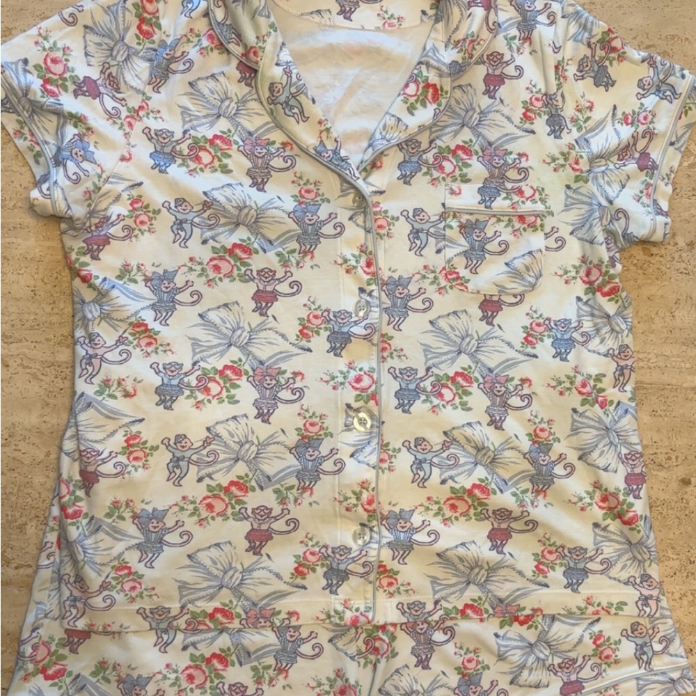 Roller Rabbit x Love Shack Fancy Rosa Beaux Women’s Pajamas XL NWOT